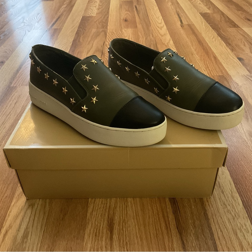 Star-Studded Michael Kors Slip-On Sneakers